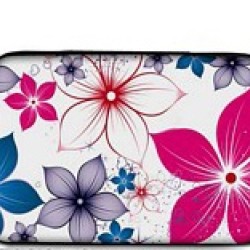 Case Sleeve Tablet 7  inches White / Flowers